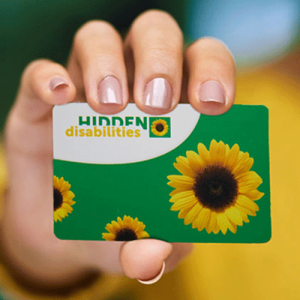 Hidden Disabilities card