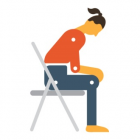 Position - Forward lean sitting (no table in front)